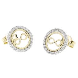 Donna Infinito Oro Giallo E Bianco Con Zirconi - 5948b87x600