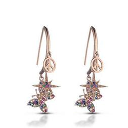 Donna Enrico Coveri Jewels Ecj002 Argento 925% Ros&egrave; Farfall