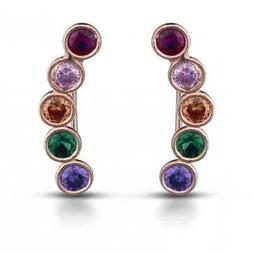 Donna Enrico Coveri Jewels Ecj030 Argento 925% Ros&egrave; Swarovs