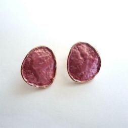 Donna Lobo Colore Oro -  Bottone Rosa - 27 Ff