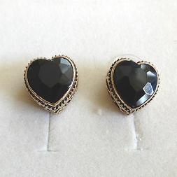 Donna Lobo Cuore Colore Oro Con Onice Nero  - 131 S