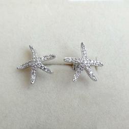 orecchini donna lobo stella marina colore argento