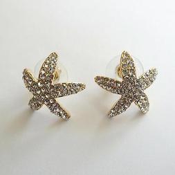 Donna Lobo Stella  Marina Colore Oro Con Zirconi Bianchi 74 