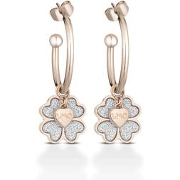 Donna Ops Objects Opsor-433 Cerchio Oro Rosa Quadrifoglio Co