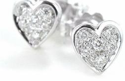 Donna Oro 18kt Orecchini Con Diamanti Naturali Ct007,orecchi