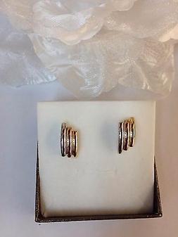 Donna Oro Giallo Bianco Rosa  18 Kt 750 Artlinea Pendenti Ba