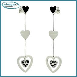 Donna Pendenti Bigiotteria Acciaio Inox Lunghi In Da Con Cuo