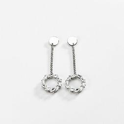 Donna Pendenti Gioyes Cerchi Brillanti Zirconi Earrings Set 