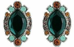 Donna Pendenti Con Pietre Bigiotteria Verdi Colorati A Gocci