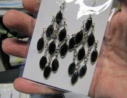 Donna  Pendenti Con Pietre Colorate