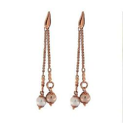 Donna Pendenti Coconuda Coor2014 In Bronzo Rosato Con Perle