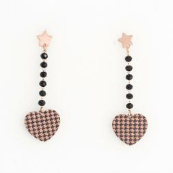 Donna Pendenti Cuore Glitter Stella - Luminosi - Idea Regalo