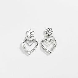 Donna Pendenti Gioyes Cuori Incatenati Zirconi Earrings Set 