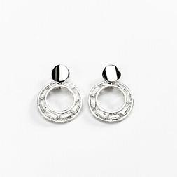 Donna Pendenti Gioyes Dischi Preziosi Zirconi Earrings Set O