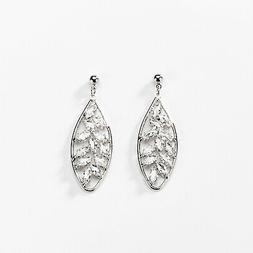 Donna Pendenti Gioyes Foglie Scintillant Zirconi Earrings Se