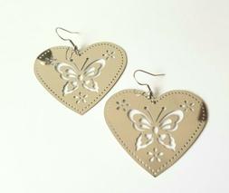 Donna Pendenti Inox Hand Made Filigrana Unico Acciaio Cuore 