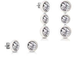 Donna Pendenti + Punto Luce Lobo Ops Objects Acciaio Bianco 