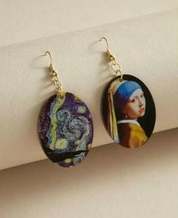 Donna Pendenti Quadro Artista Fatti A Mano Dipinti Leggeri O