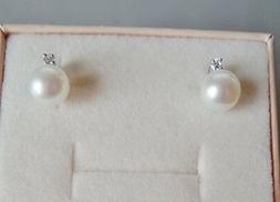 Donna Perla Oro Bianco 750 18kt Boucles Oreille Or Blanc Fem