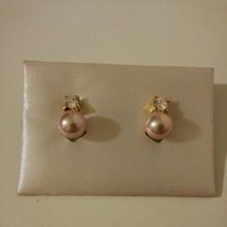 Donna Piccole Perle Brillantino Clips Classic Chic Made Euro