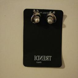 Donna Piccole Perle Metallo Brillantini Chic Trendi M. In It