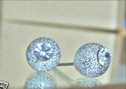 Donna Sfera Punto Luce Brillantini Aros Set Ladies Earrings 