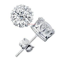 Donna Uomo Cristallo Zircone Strass 9mm Corona R01