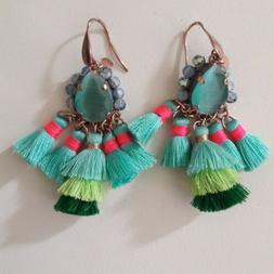 Earrings Not For All Con Pietre E Nappine Artigianato Firenz
