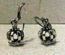 Earrings Uomo Donna Cerchi Ciondolo Corona Crown Unisex