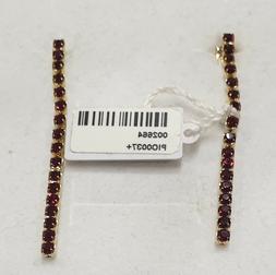 Eleganti Pendenti Filo Tennis Con Swarovski Originali Siam