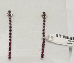 Eleganti Pendenti Filo Tennis Con Swarovski Originali Siam P