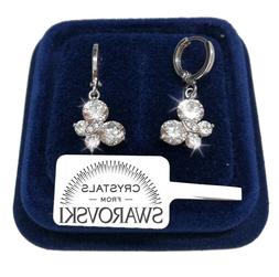 Farfalla Donna Pl. Oro Bianco 18k Con Cristalli Swarovski Sw