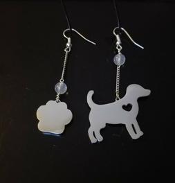 Fatti A Mano Cane E Zampa Perle Acciaio Leggero Free Nichel 