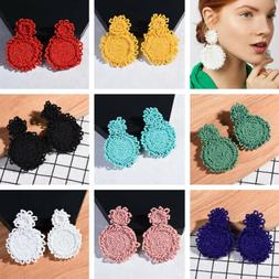 Fatti A Mano Con Pendenti Rotondi Doppi Perline Fatti A Mano