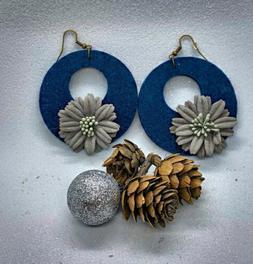 Feltro Con Fiori Di Stoffa