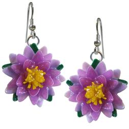 Fiori Di Loto In Smalto A Cottura.