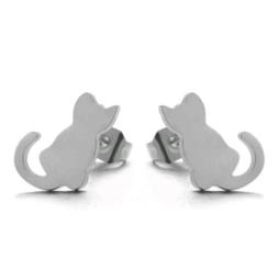 Gatto Gatti Donna Idea Regalo Compleanno Acciaio