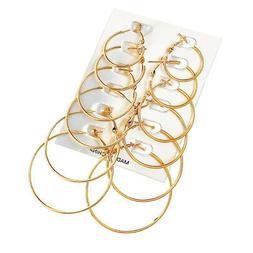 Gioielli A Porter Large Hoops Fashion Decorative Woman