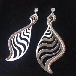 Stroili Gioielli Argentati Con Zirconi, Grandi, Vendo Con Sc