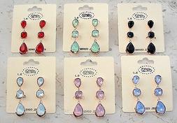 Goccia In Cristallo Pendenti Da Donna - Modello Morella Oro