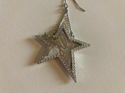 Guess Grandi Stella Stelle Acciaio Swarovski Cristalli Bianc