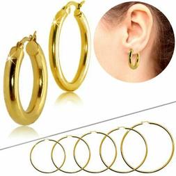 Hoops Cerchio Donna Ragazza Gioielli Acciaio Inox Piccolini 