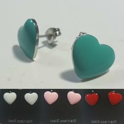 In Acciaio 316l Cuore Smaltato Anallergico Modello Marca