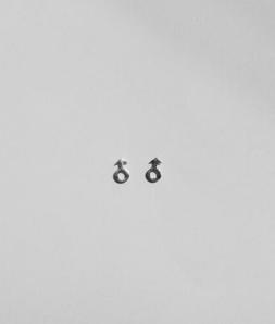 In Acciaio Chirurgico Simbolo Maschile