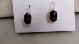 In Argento 925 Con Pietra Nera E Zirconi