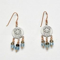 In Argento 925 Laminato In Oro Rosa Con Quarzo Affumicato Ac