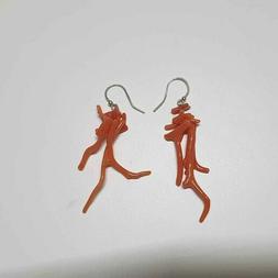 In Argento 925% Con Corallo Vero