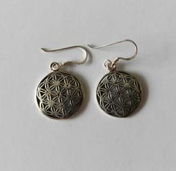 In Argento,cerchi Ad Intarsio,stile Etnico