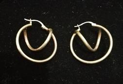 In Argento # Cerchi # Vintage # 3 X 3 Cm