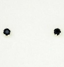 In Argento E Swarovski Pendenti Punto Luce Neri Idea Regalo